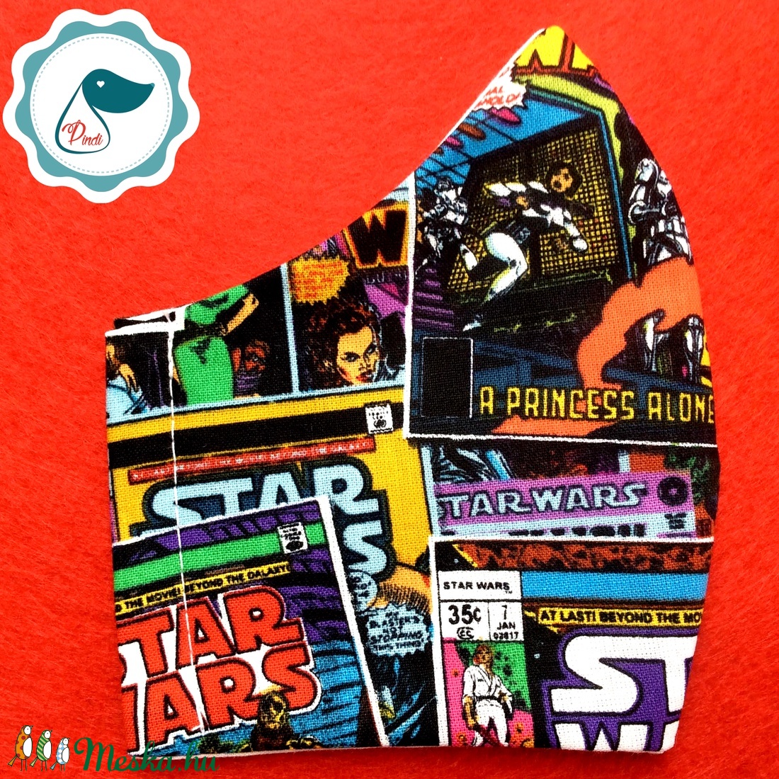 Egyedi Star Wars - szájmaszk - kiskamasz szájmaszk - textil szájmaszk - egészségügyi szájmaszk - mosható szájmaszk -  - Meska.hu