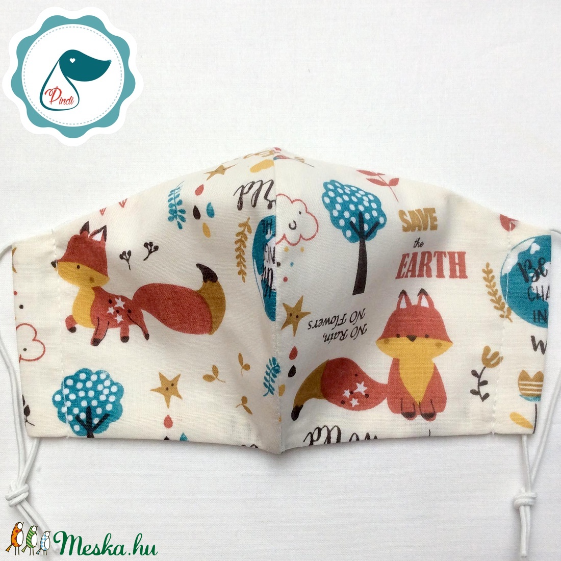 Egyedi róka mintás - gyerek szájmaszk - textil szájmaszk - mosható szájmaszk - gyerek - gyerek - Meska.hu Egyedi róka mintás - gyerek szájmaszk - textil szájmaszk - mosható szájmaszk - gyerek - gyerek - Meska.hu