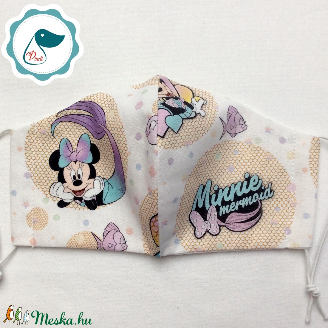 Egyedi - Minnie sellő mintás - gyerek szájmaszk - textil szájmaszk - mosható szájmaszk - gyerek - gyerek - Meska.hu Egyedi - Minnie sellő mintás - gyerek szájmaszk - textil szájmaszk - mosható szájmaszk - gyerek - gyerek - Meska.hu