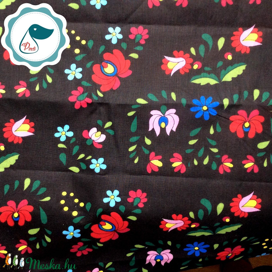 Egyedi kalocsai mintás arcmaszk - felnőtt női és teenager maszk - textil szájmaszk - egészségügyi szájmaszk - női - női - Meska.hu