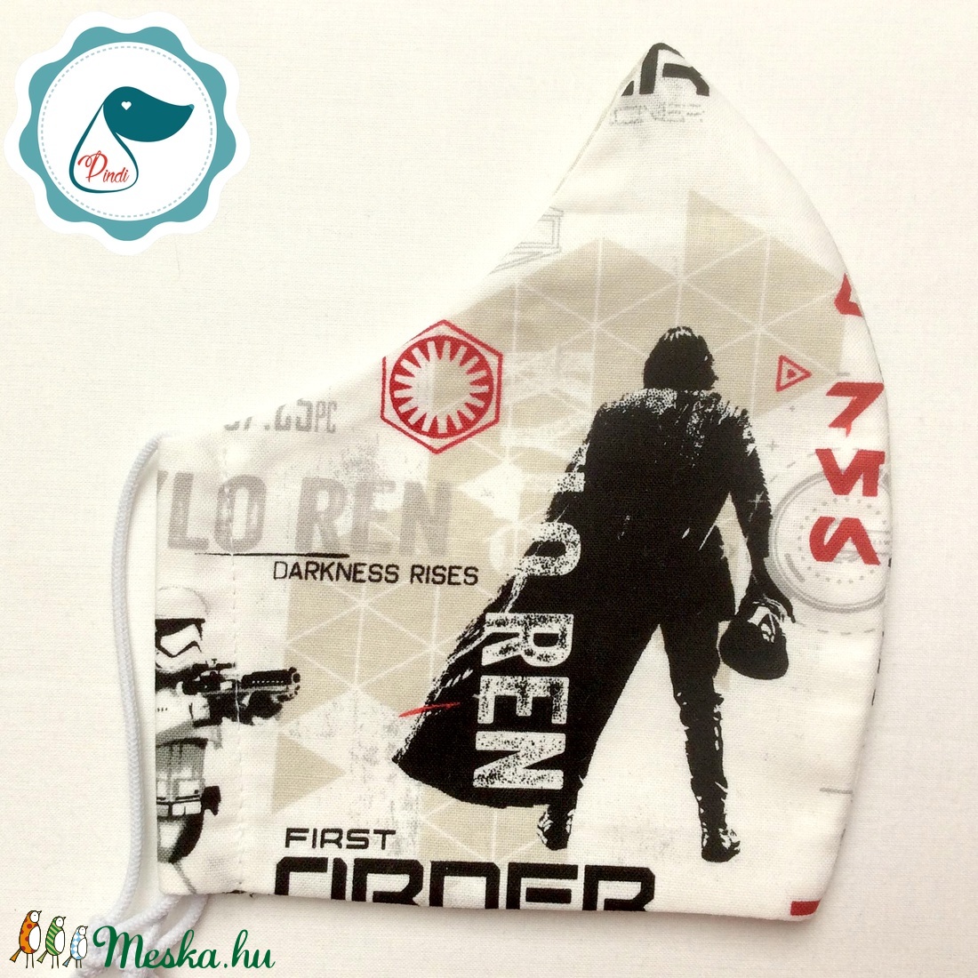 Star wars maszk - mintás egyedi férfi arcmaszk - textil szájmaszk - egészségügyi szájmaszk - férfi & uniszex - férfi & uniszex - Meska.hu