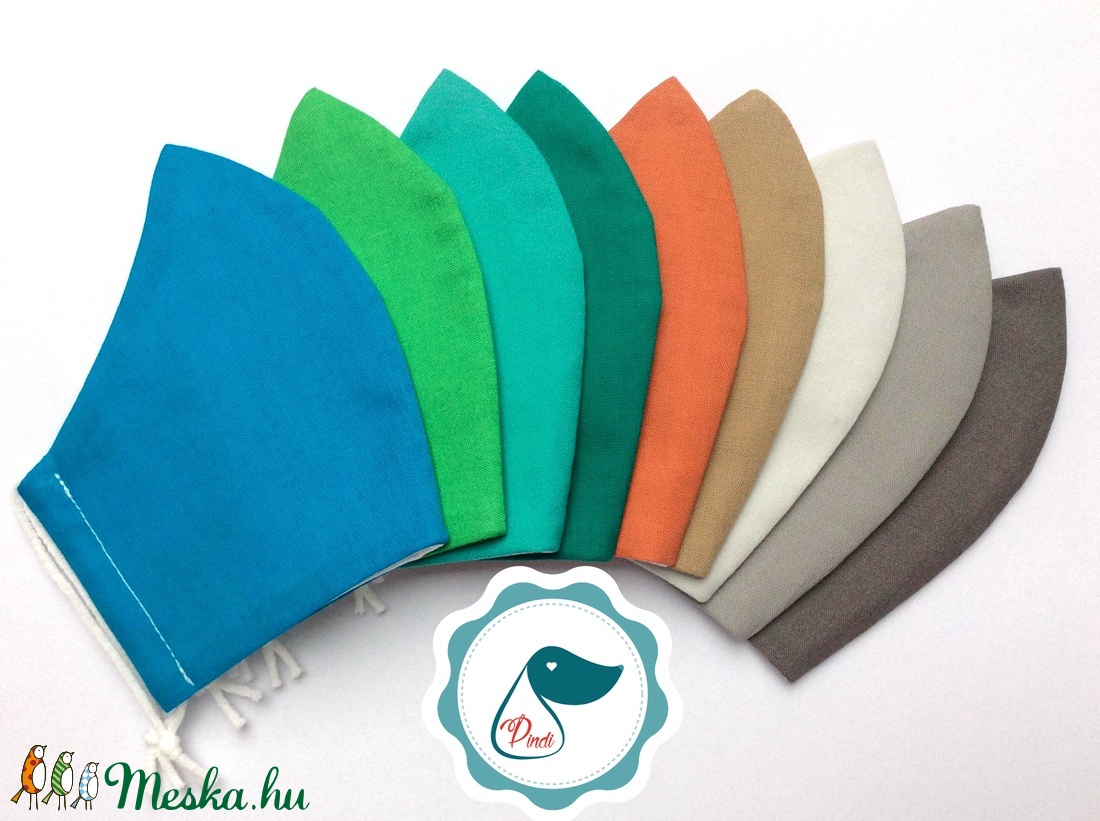 Egyedi egyszínű maszk - férfi arcmaszk - textil szájmaszk - egészségügyi szájmaszk - férfi & uniszex - férfi & uniszex - Meska.hu