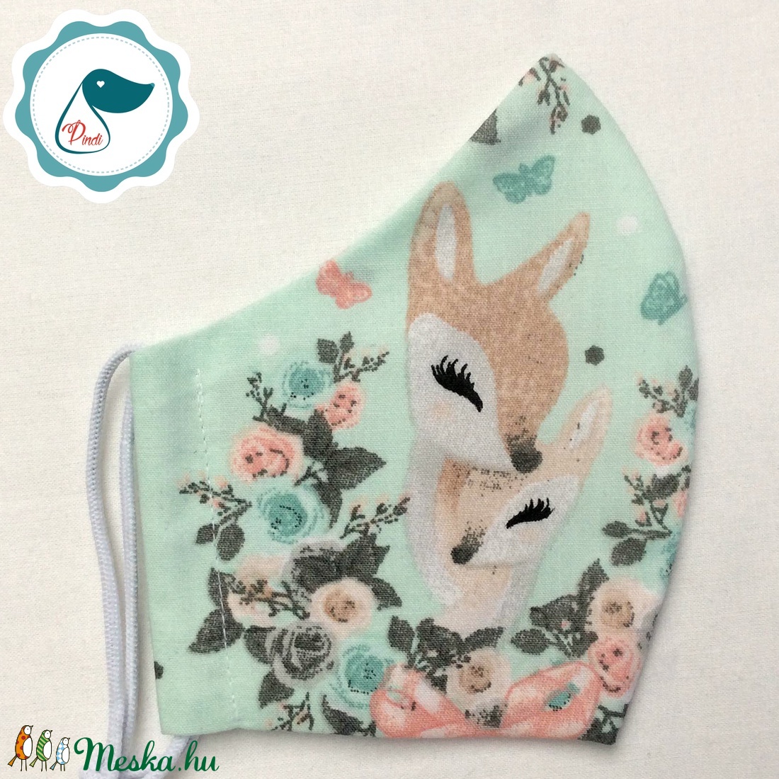 Egyedi őzike mintás kiskamasz arcmaszk - textil maszk - egészségügyi szájmaszk - mosható szájmaszk - gyerek - gyerek - Meska.hu Egyedi őzike mintás kiskamasz arcmaszk - textil maszk - egészségügyi szájmaszk - mosható szájmaszk - gyerek - gyerek - Meska.hu