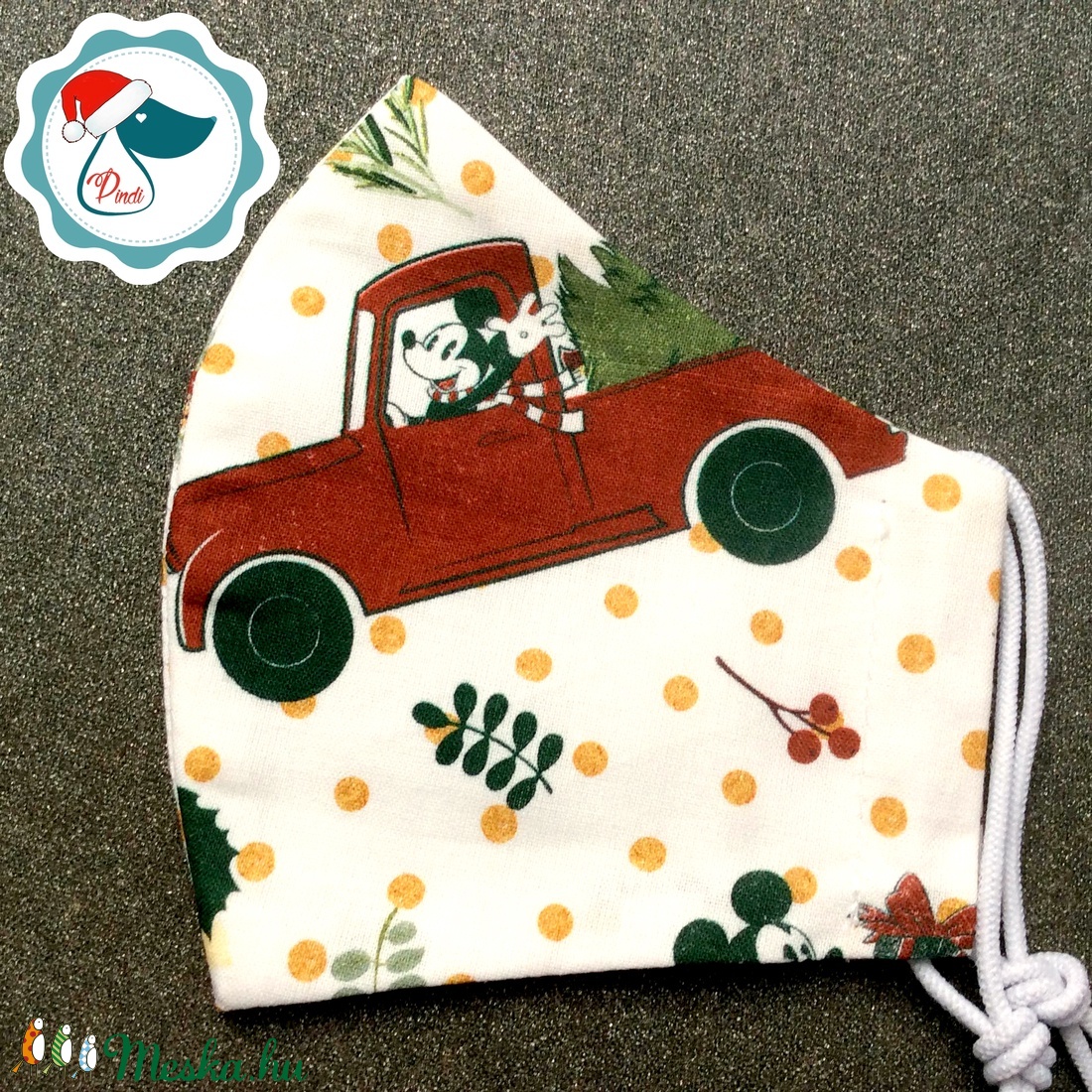 Karácsonyi - Mikiegér mintás maszk - gyerek textil arcmaszk - egészségügyi szájmaszk - mosható szájmaszk - gyerek - gyerek - Meska.hu Karácsonyi - Mikiegér mintás maszk - gyerek textil arcmaszk - egészségügyi szájmaszk - mosható szájmaszk - gyerek - gyerek - Meska.hu