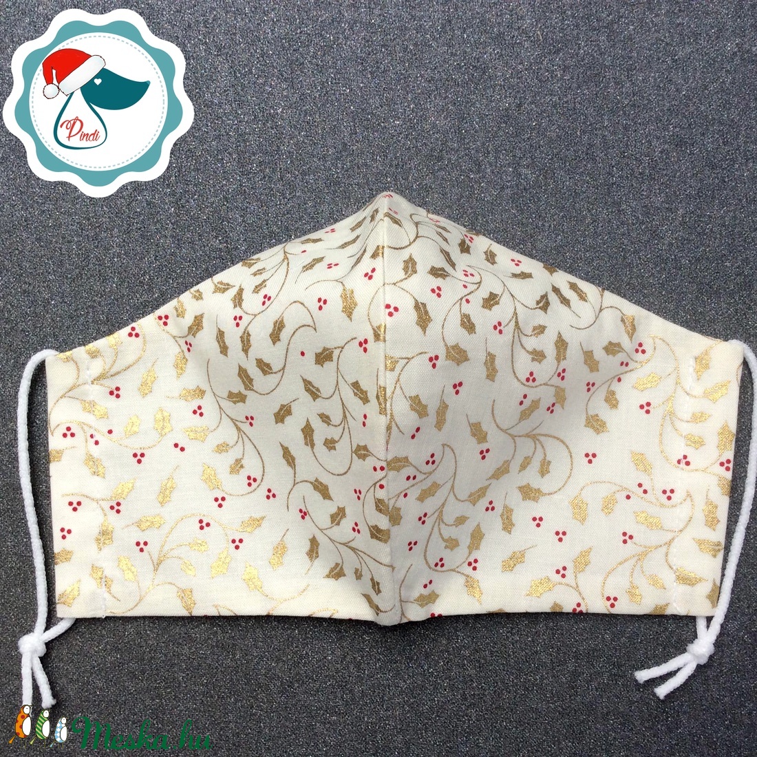 Egyedi karácsonyi arany mintás - kiskamasz szájmaszk - textil szájmaszk - egészségügyi szájmaszk - mosható szájmaszk - gyerek - gyerek - Meska.hu Egyedi karácsonyi arany mintás - kiskamasz szájmaszk - textil szájmaszk - egészségügyi szájmaszk - mosható szájmaszk - gyerek - gyerek - Meska.hu