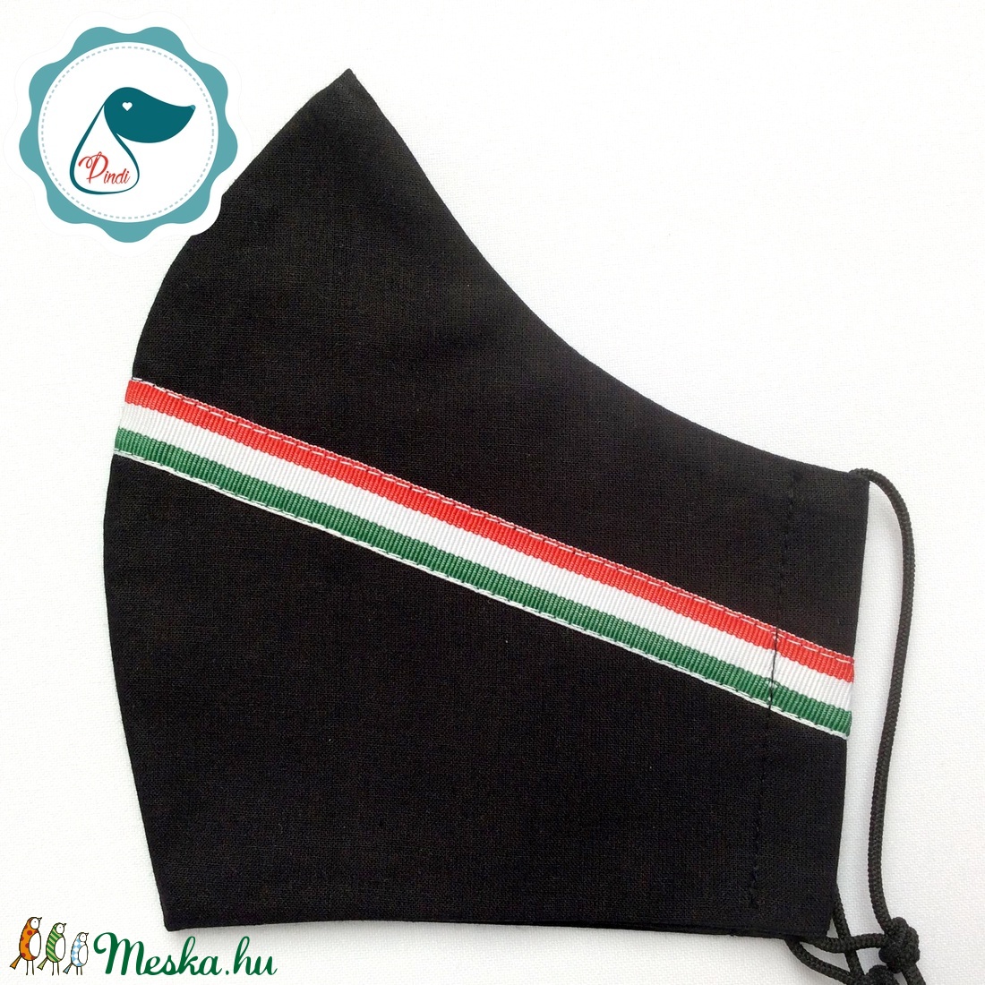 Egyedi fekete nemzeti szallagos maszk - férfi arcmaszk - textil maszk - egészségügyi szájmaszk - női - női - Meska.hu Egyedi fekete nemzeti szallagos maszk - férfi arcmaszk - textil maszk - egészségügyi szájmaszk - női - női - Meska.hu
