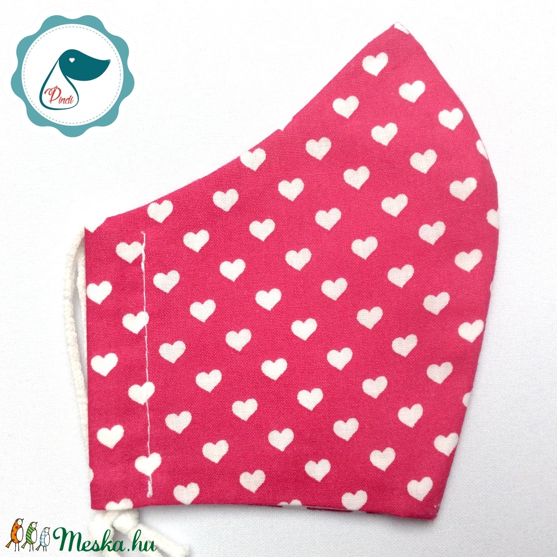 Egyedi pink szív mintás kiskamasz szájmaszk - textil szájmaszk - egészségügyi szájmaszk - mosható szájmaszk - női - női - Meska.hu Egyedi pink szív mintás kiskamasz szájmaszk - textil szájmaszk - egészségügyi szájmaszk - mosható szájmaszk - női - női - Meska.hu