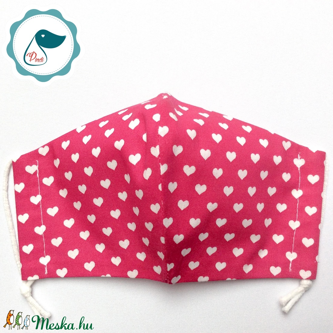 Egyedi pink szív mintás kiskamasz szájmaszk - textil szájmaszk - egészségügyi szájmaszk - mosható szájmaszk - női - női - Meska.hu Egyedi pink szív mintás kiskamasz szájmaszk - textil szájmaszk - egészségügyi szájmaszk - mosható szájmaszk - női - női - Meska.hu