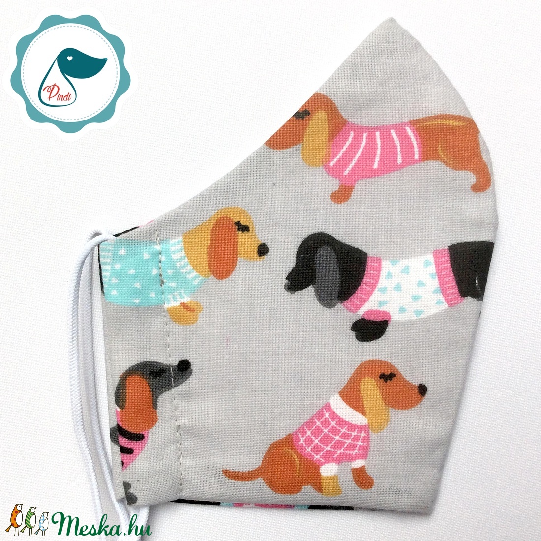 Egyedi tacskó mintás maszk - kiskamasz arcmaszk - textil arcmaszk - egészségügyi maszk - mosható szájmaszk - női - női - Meska.hu Egyedi tacskó mintás maszk - kiskamasz arcmaszk - textil arcmaszk - egészségügyi maszk - mosható szájmaszk - női - női - Meska.hu