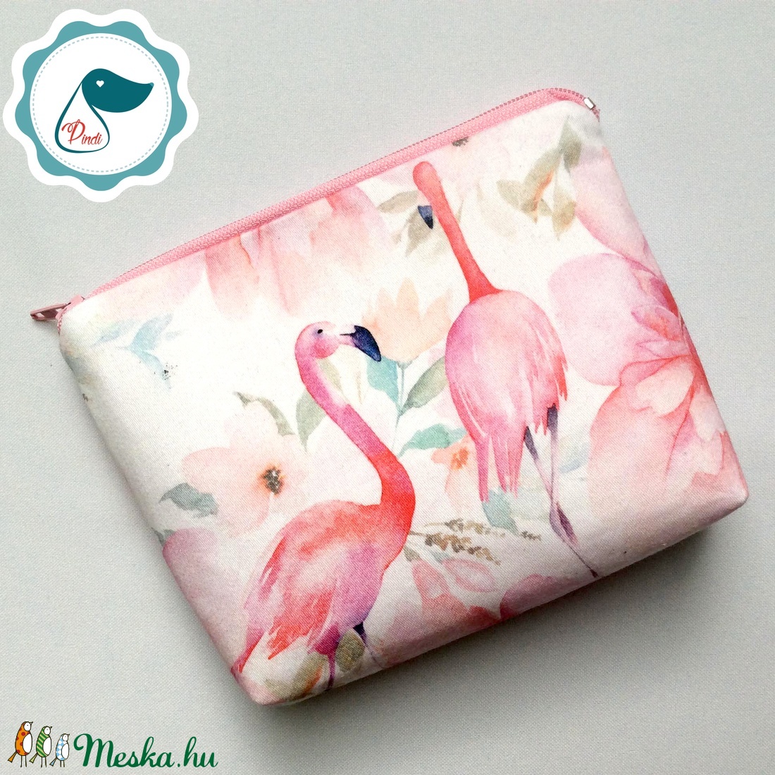 Egyedi flamingó mintás közép méretű neszesszer - táska ki egészítő - vintage neszesszer - aprópénztartó - táska & tok - neszesszer - Meska.hu Egyedi flamingó mintás közép méretű neszesszer - táska ki egészítő - vintage neszesszer - aprópénztartó - táska & tok - neszesszer - Meska.hu