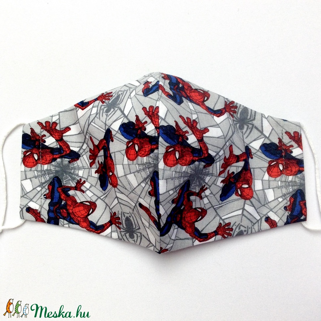 Egyedi pókember  mintás maszk - gyerek textil arcmaszk - egészségügyi szájmaszk - mosható szájmaszk - gyerek - gyerek - Meska.hu
