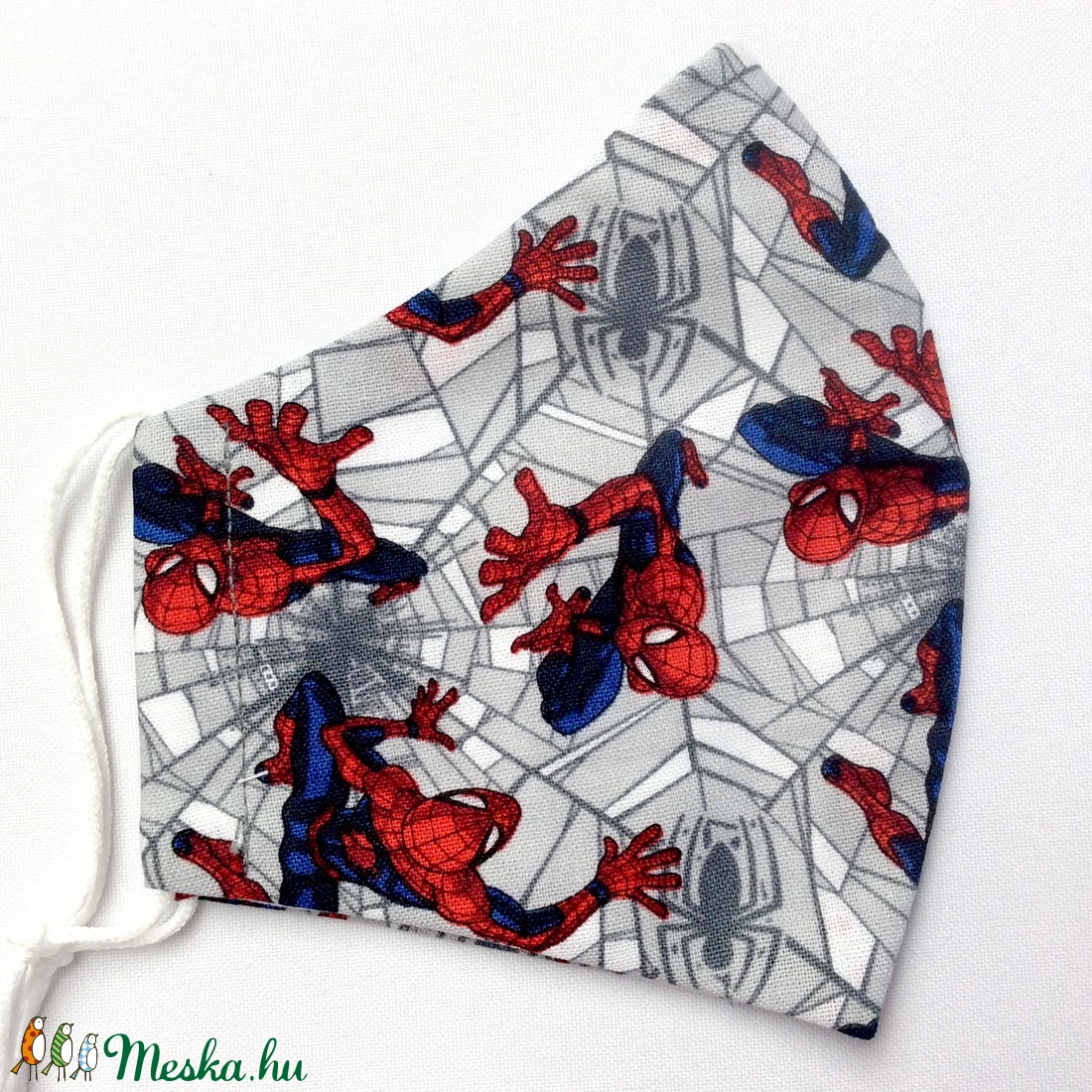 Egyedi pókember  mintás maszk - gyerek textil arcmaszk - egészségügyi szájmaszk - mosható szájmaszk - gyerek - gyerek - Meska.hu