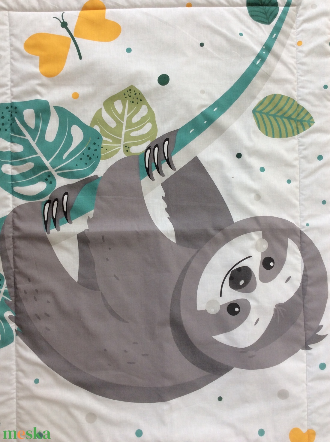 Ovis ágynemű - egyedi lajhár mintás ovis takaro és párna szett -  - Meska.hu