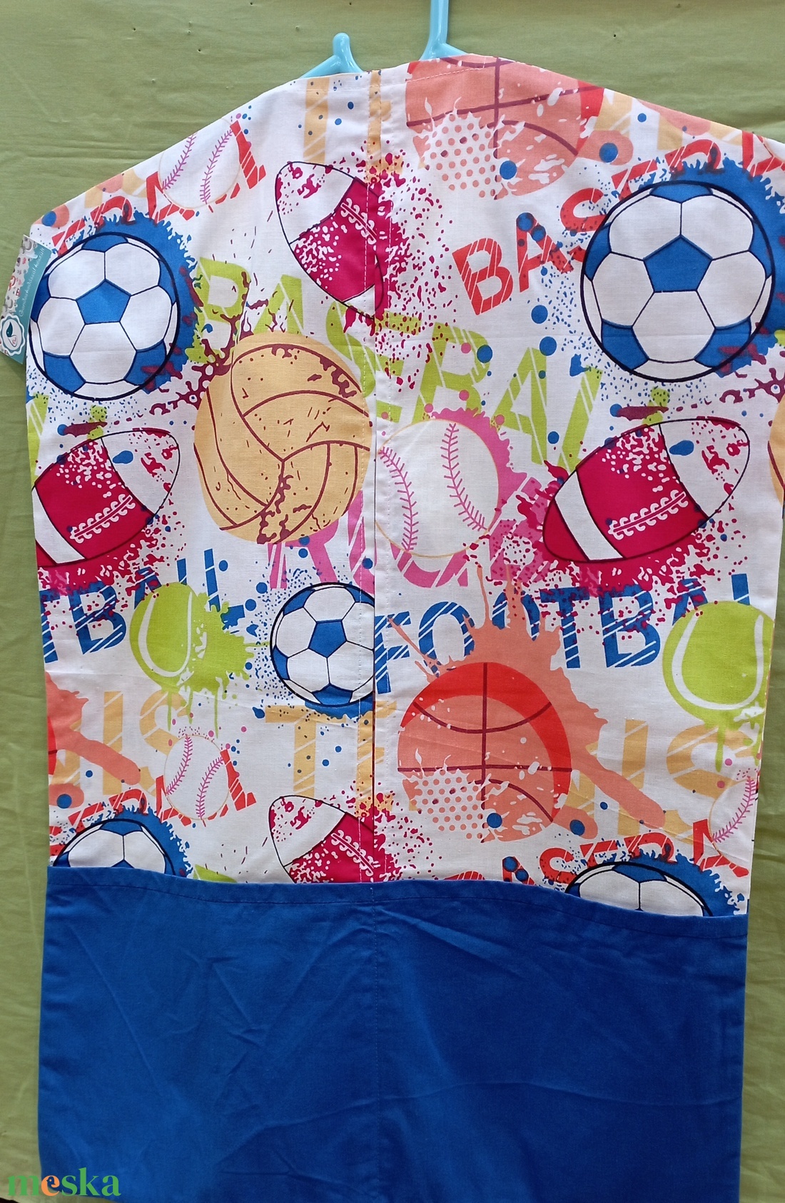 Ovis zsák szett Focilabda mintás - egyedi ovis zsák  - játék & sport - ovis felszerelés - ovis zsák - Meska.hu