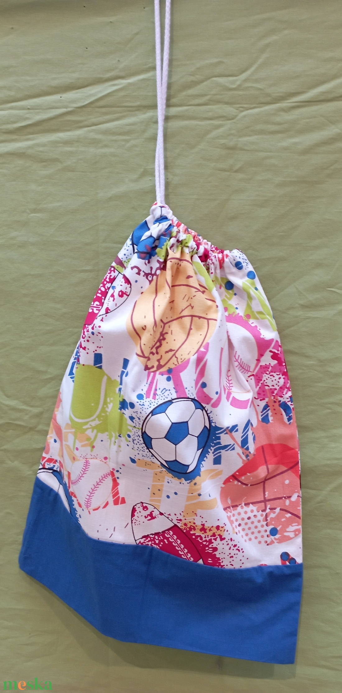 Ovis zsák szett Focilabda mintás - egyedi ovis zsák  - játék & sport - ovis felszerelés - ovis zsák - Meska.hu