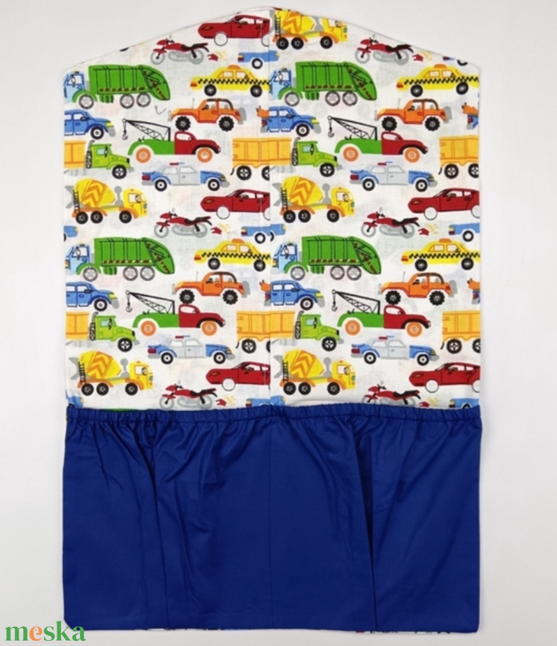 Ovis zsák  - munkagép mintás   - játék & sport - ovis felszerelés - ovis zsák - Meska.hu