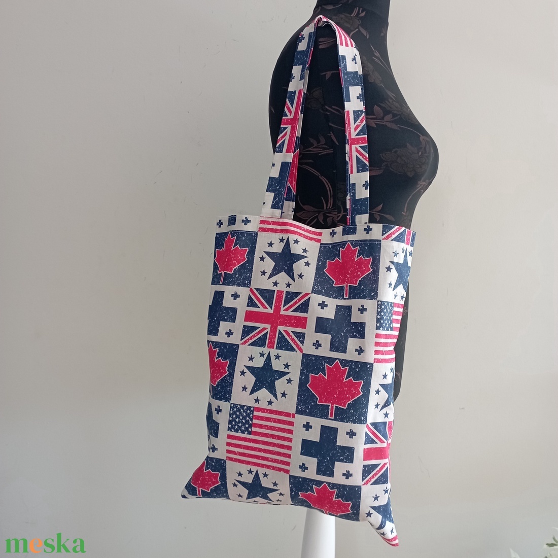 Szatyor -  mintás textil táska - egyedi bevásárló szatyor - textil szatyor - mosható szatyor - táska & tok - bevásárlás & shopper táska - shopper, textiltáska, szatyor - Meska.hu