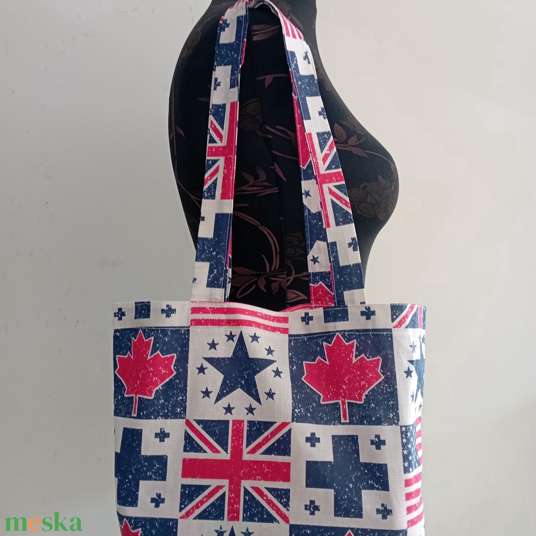 Szatyor -  mintás textil táska - egyedi bevásárló szatyor - textil szatyor - mosható szatyor - táska & tok - bevásárlás & shopper táska - shopper, textiltáska, szatyor - Meska.hu