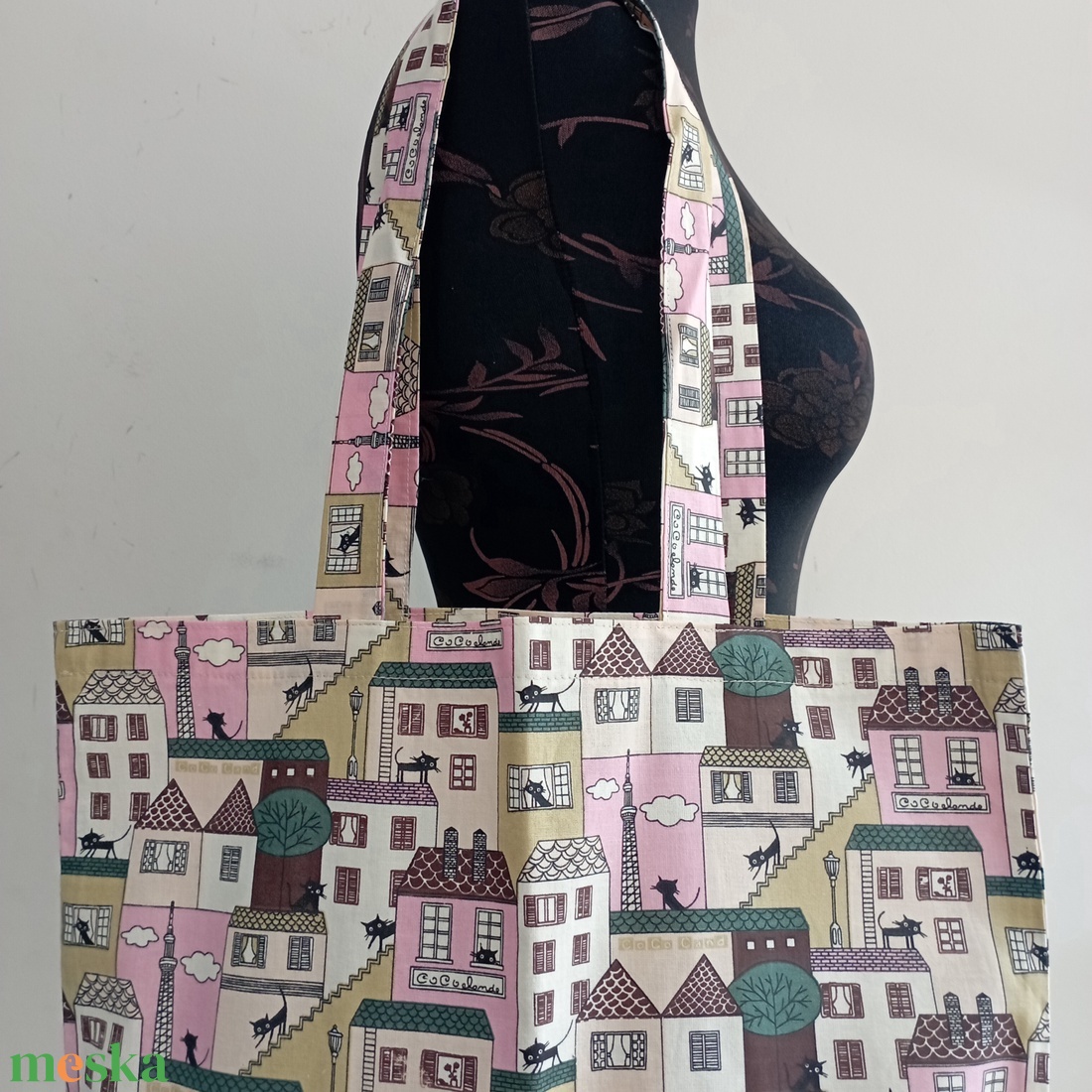 Szatyor - cica mintás textil táska - egyedi bevásárló szatyor - textil szatyor - mosható szatyor - táska & tok - bevásárlás & shopper táska - shopper, textiltáska, szatyor - Meska.hu Szatyor - cica mintás textil táska - egyedi bevásárló szatyor - textil szatyor - mosható szatyor - táska & tok - bevásárlás & shopper táska - shopper, textiltáska, szatyor - Meska.hu