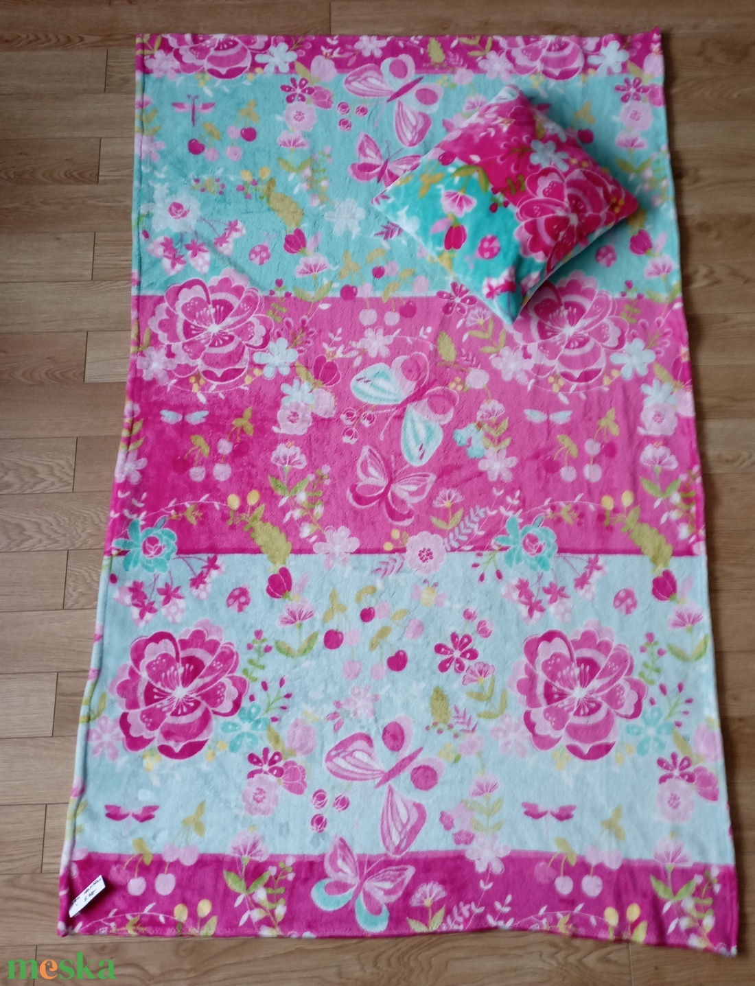 Baby soft sell puha takaró és párna szett - játék & sport - ovis felszerelés - ovis ágynemű - Meska.hu