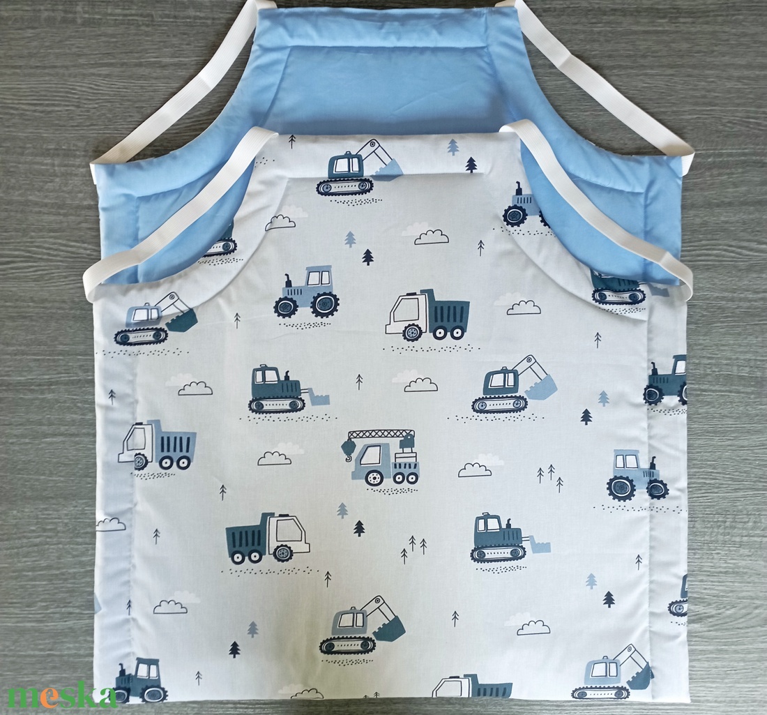  5 részes Egyedi ovis ágynemű - munkagépek mintás ovis takaró  -  párna - derékalj Oviszs�k szett - játék & sport - ovis felszerelés - ovis ágynemű - Meska.hu