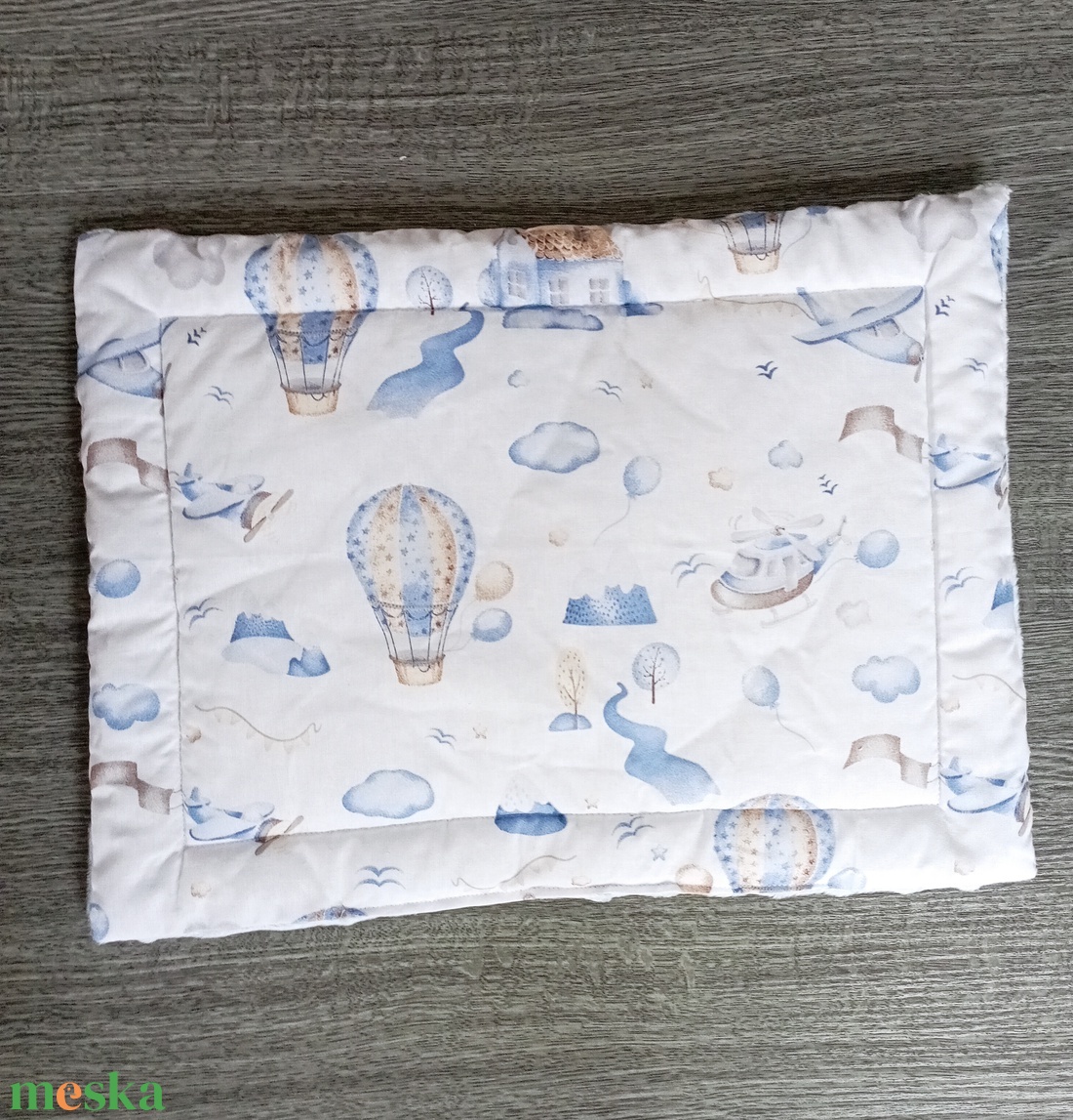 Baba lapospárna léggömb- helikoptermint�s - játék & sport - ovis felszerelés - ovis párna, kispárna - Meska.hu