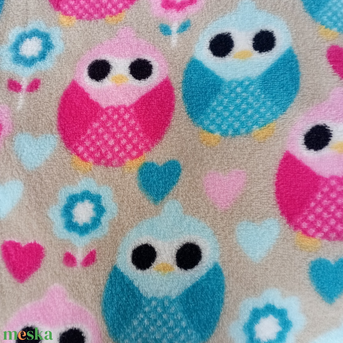 Gyerek kisp�rna bagoly mint�s - játék & sport - ovis felszerelés - ovis párna, kispárna - Meska.hu