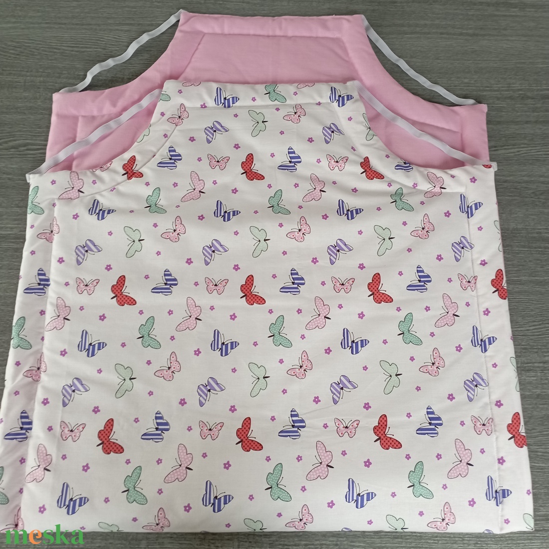 Bélelt pillangó mintás lepedő óvodai fektetőre - tűzoltó mintás derékalj - játék & sport - ovis felszerelés - ovis lepedő - Meska.hu