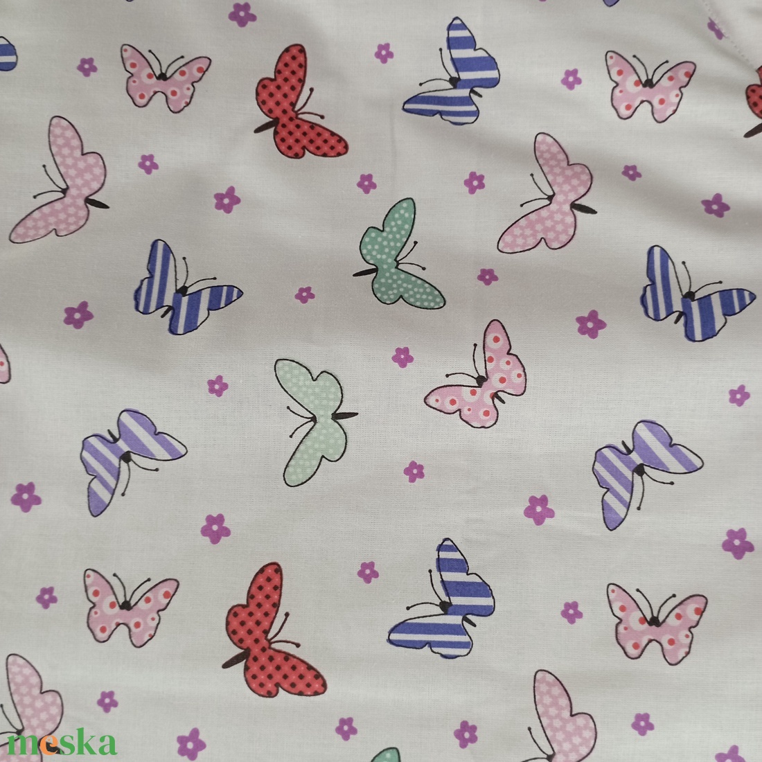 Bélelt pillangó mintás lepedő óvodai fektetőre - tűzoltó mintás derékalj - játék & sport - ovis felszerelés - ovis lepedő - Meska.hu