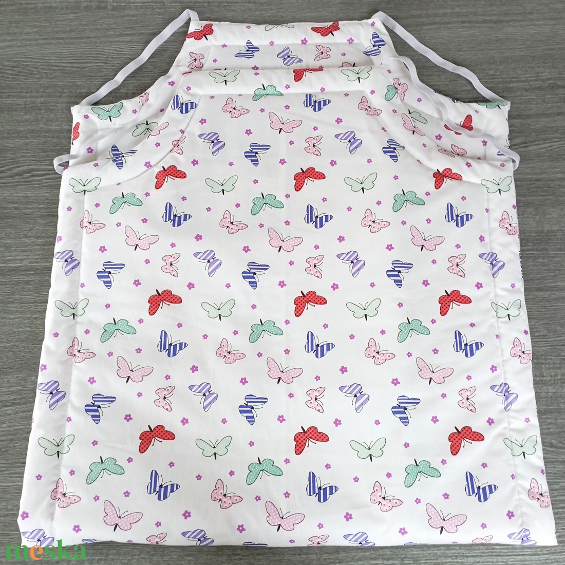 Bélelt pillangó mintás lepedő óvodai fektetőre - tűzoltó mintás derékalj - játék & sport - ovis felszerelés - ovis lepedő - Meska.hu