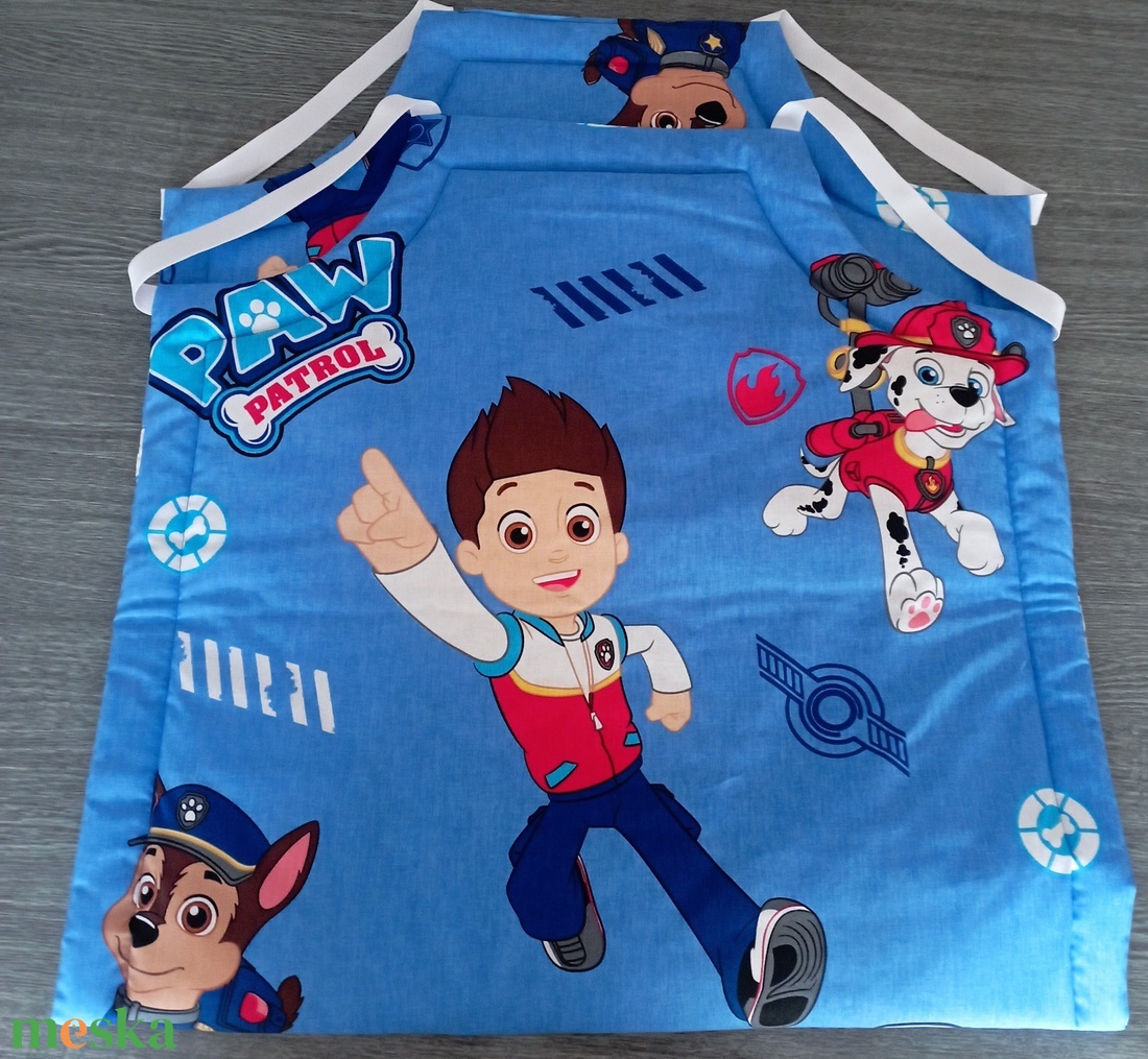  3 részes Egyedi ovis ágynemű -mancsőrjárat mintás ovis takaró  -  párna - derékalj szett - játék & sport - ovis felszerelés - ovis ágynemű - Meska.hu