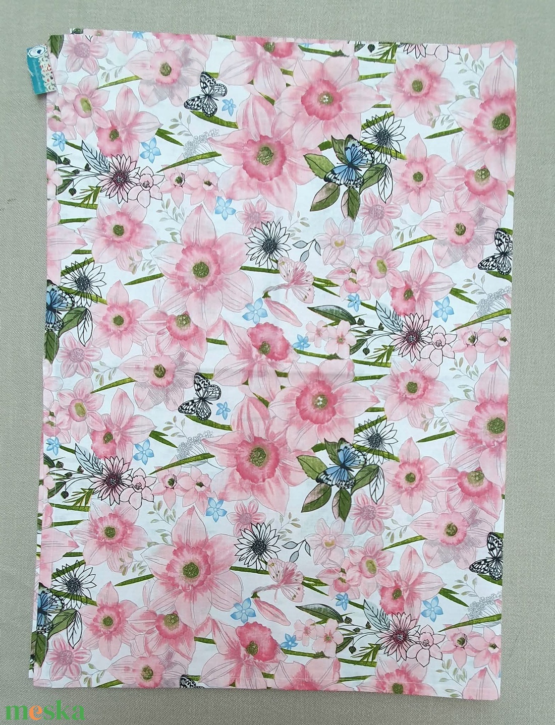 Asztalterítő virág mintás - otthon & életmód - lakástextil - abrosz, terítő - asztalközép terítő - Meska.hu