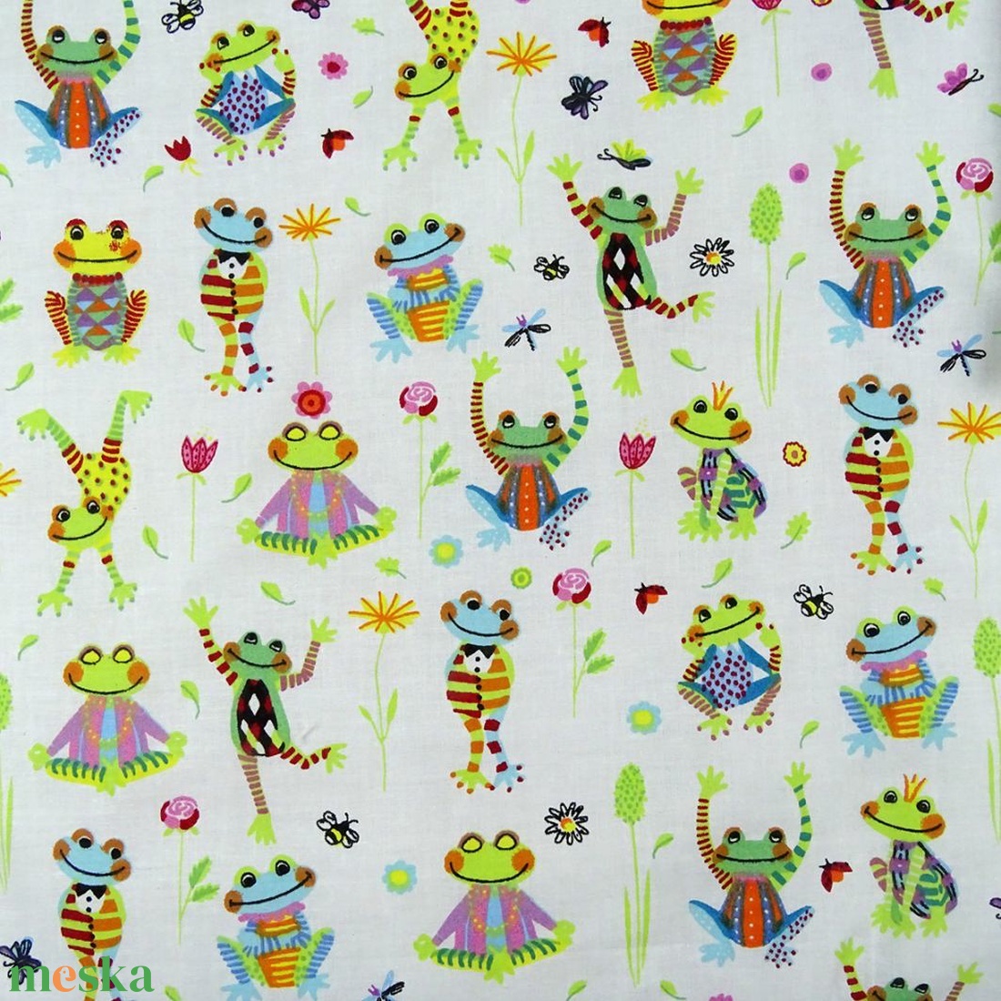 Ovis ágynemű garnitúra szett  béka mintás ovis takaró és párna szett - játék & sport - ovis felszerelés - ovis ágynemű - Meska.hu