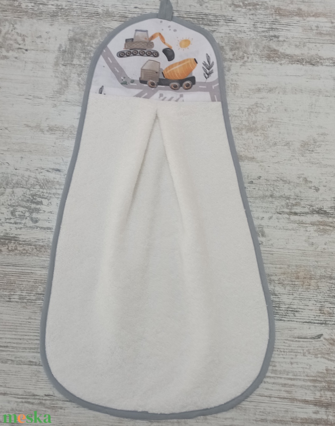 Ovis törölköző munkagép mintás - játék & sport - ovis felszerelés - egyéb ovis kiegészítő - Meska.hu