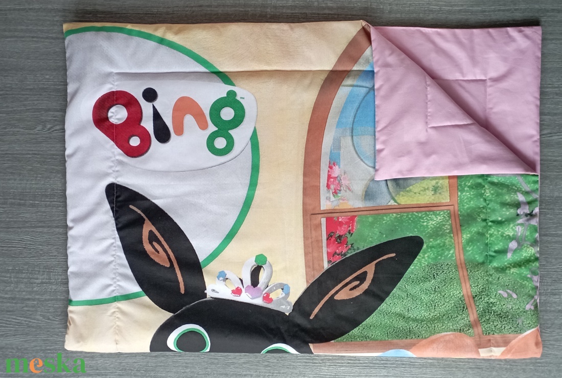 Ovis ágynemű garnitúra szett Bing nyuszi mintás ovis takaró és párna szett - játék & sport - ovis felszerelés - ovis ágynemű - Meska.hu