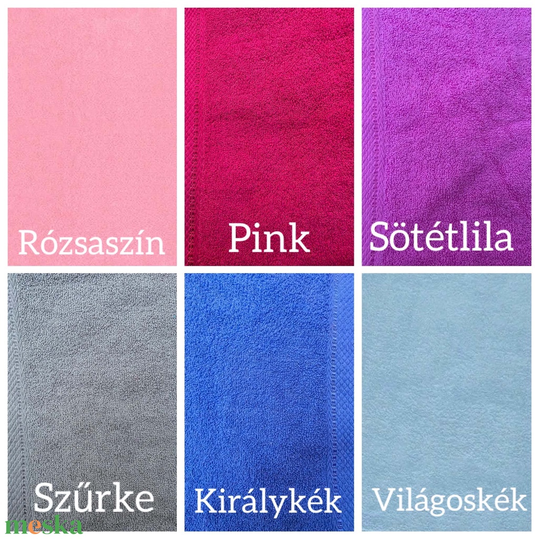Törölköző egyedi név hímzésel - otthon & életmód - fürdőszoba - törölköző - Meska.hu