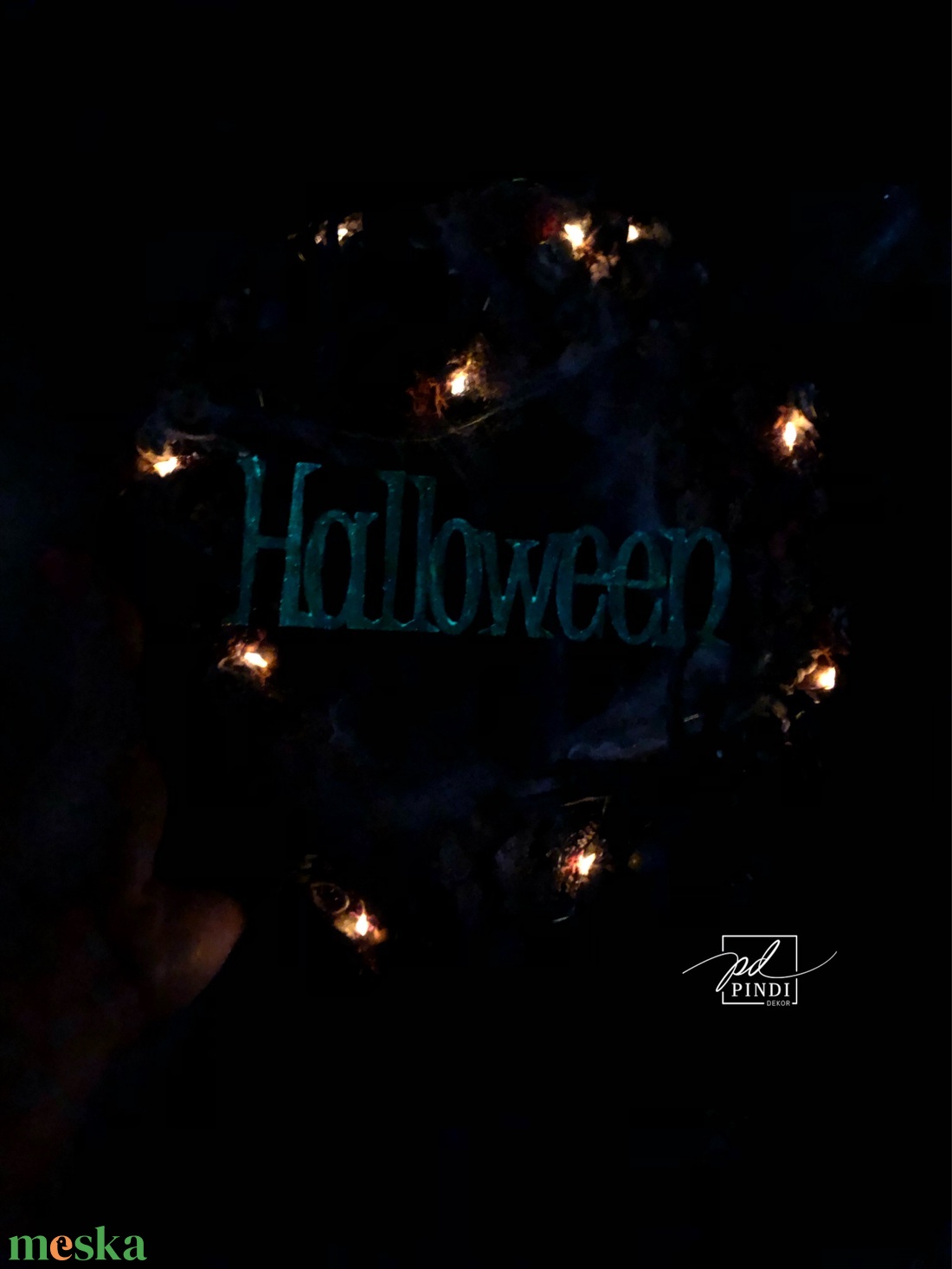 Halloween kopogtató - otthon & életmód - dekoráció - ajtó- és ablak dekoráció - ajtódísz & kopogtató - Meska.hu