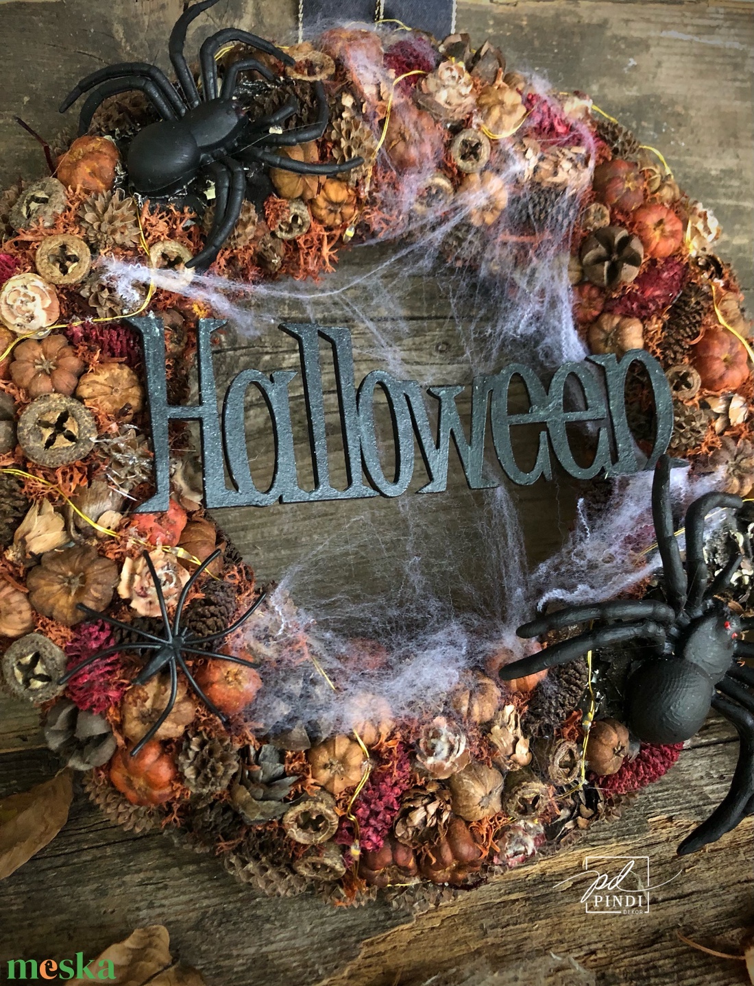 Halloween kopogtató - otthon & életmód - dekoráció - ajtó- és ablak dekoráció - ajtódísz & kopogtató - Meska.hu