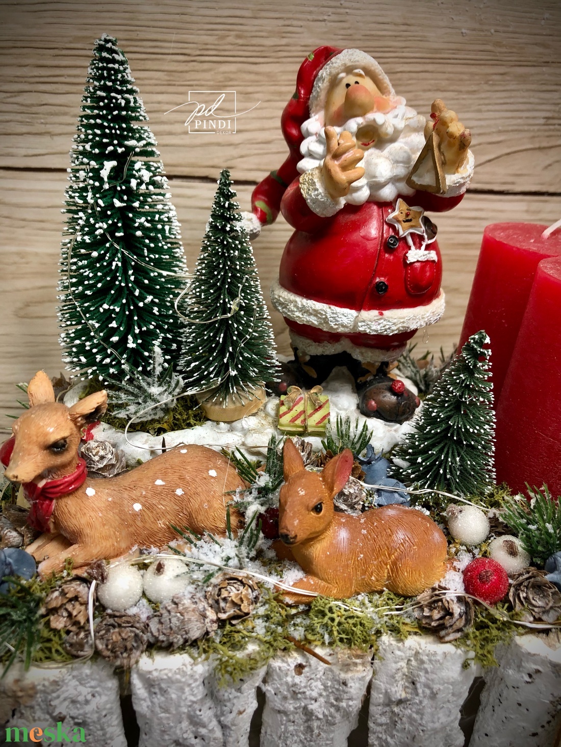 Mikulásos adventi aaztaldísz - karácsony - adventi díszek - adventi koszorú - Meska.hu Mikulásos adventi aaztaldísz - karácsony - adventi díszek - adventi koszorú - Meska.hu