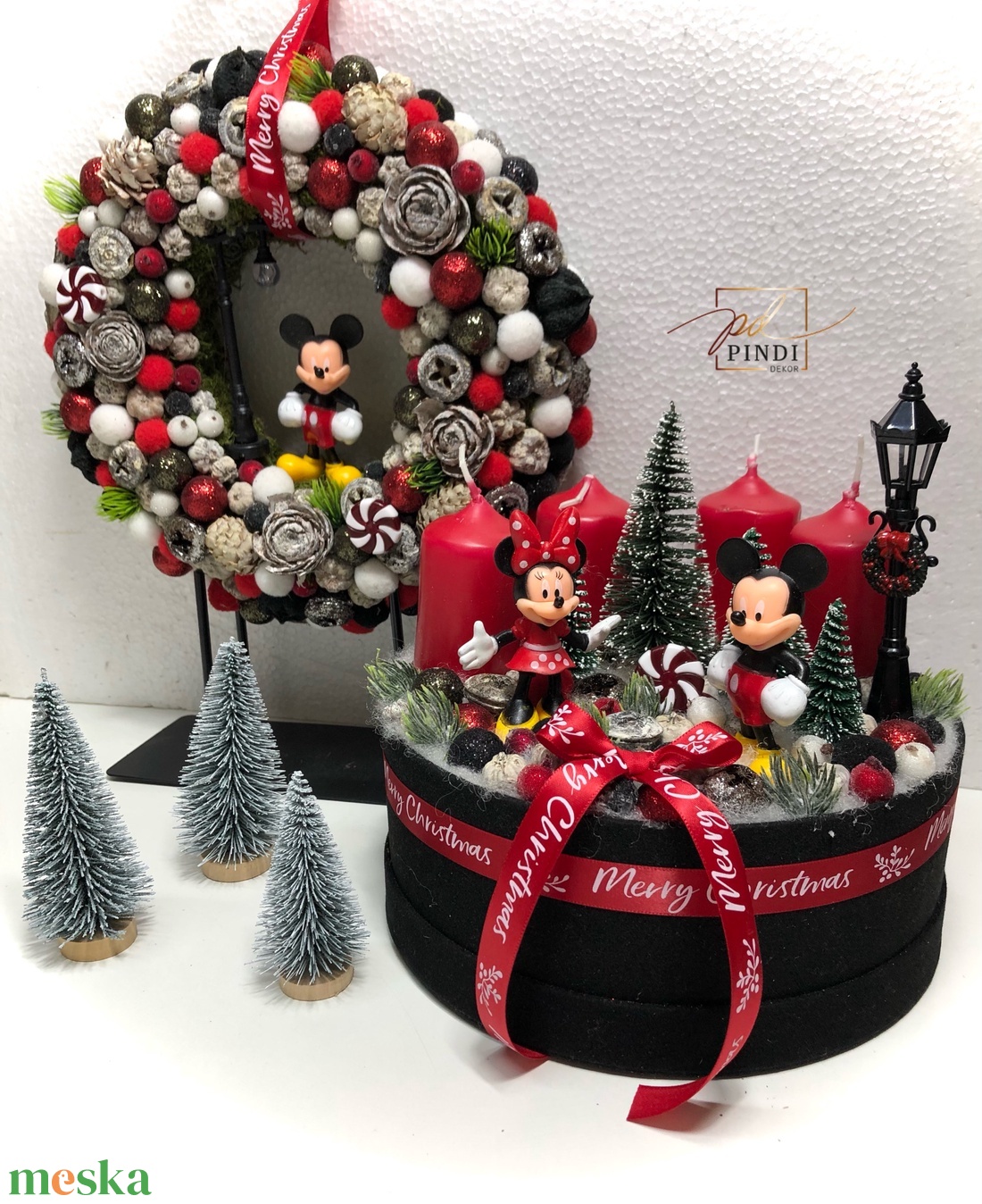 Mickey Minnie adventi szett - karácsony - adventi díszek - adventi koszorú - Meska.hu Mickey Minnie adventi szett - karácsony - adventi díszek - adventi koszorú - Meska.hu