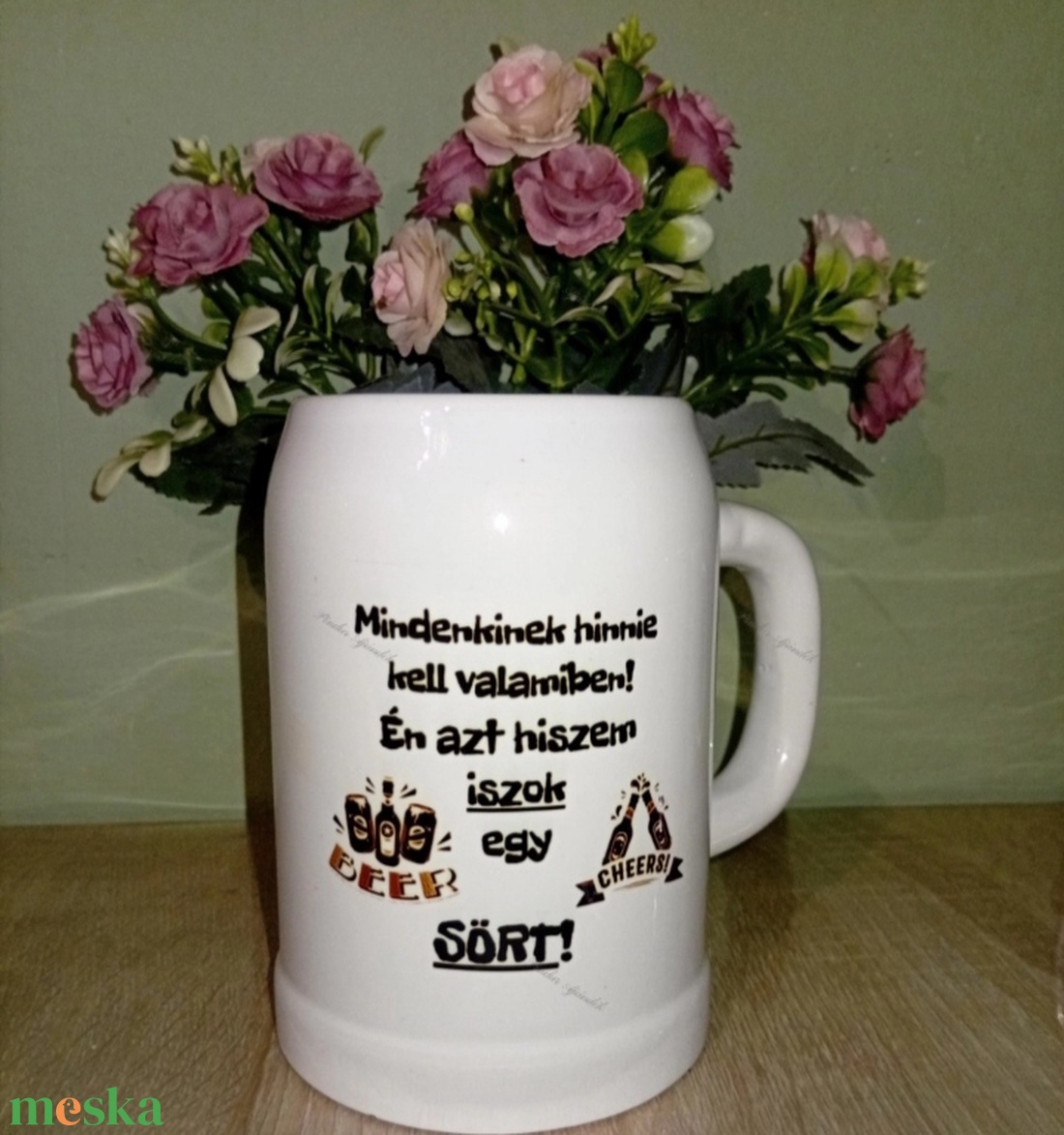 Korsó  - otthon & életmód - konyhafelszerelés, tálalás - tálalás - sörös pohár és korsó - Meska.hu