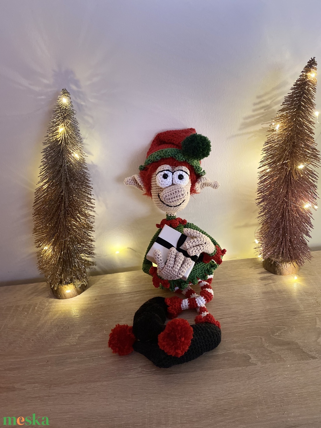 Horgolt karácsonyi manó , Télapó segítője amigurumi (Messza) - játék & sport - plüssállat & játékfigura - manó - Meska.hu Horgolt karácsonyi manó , Télapó segítője amigurumi (Messza) - játék & sport - plüssállat & játékfigura - manó - Meska.hu