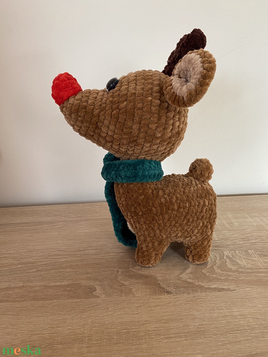 Horgolt csillogó szemű Rudolf a rénszarvas amigurumi (Messza) - karácsony - karácsonyi lakásdekoráció - karácsonyi manók, figurák - Meska.hu Horgolt csillogó szemű Rudolf a rénszarvas amigurumi (Messza) - karácsony - karácsonyi lakásdekoráció - karácsonyi manók, figurák - Meska.hu