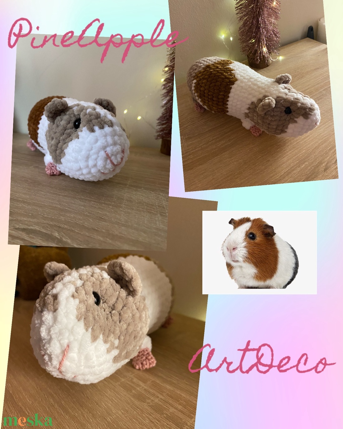 Horgolt pihe-puhe tengerimalac amigurumi (Messza) - játék & sport - plüssállat & játékfigura - más figura - Meska.hu Horgolt pihe-puhe tengerimalac amigurumi (Messza) - játék & sport - plüssállat & játékfigura - más figura - Meska.hu