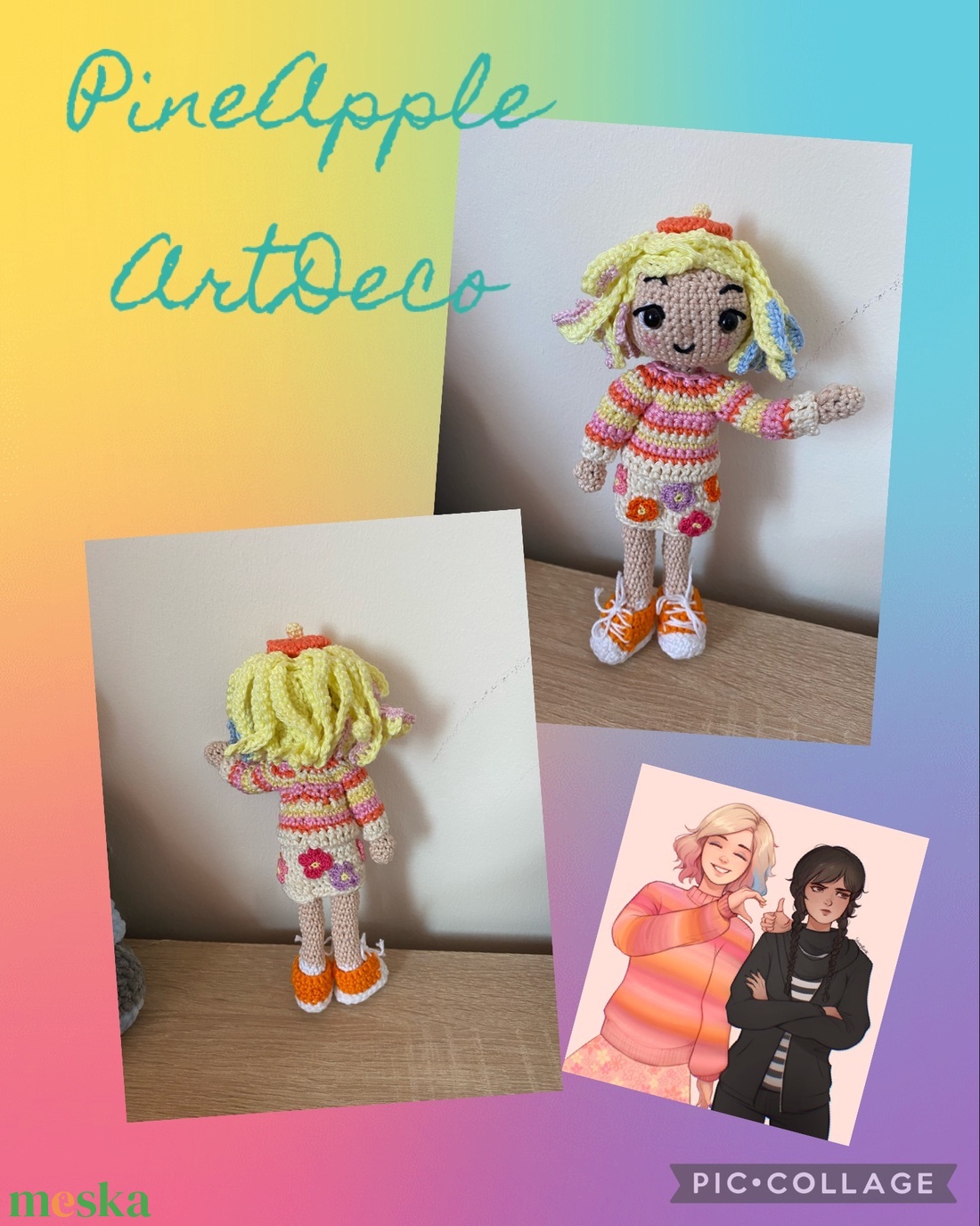 Enid Sinclair horgolt baba amigurumi (Messza) - játék & sport - baba & babaház - baba - Meska.hu Enid Sinclair horgolt baba amigurumi (Messza) - játék & sport - baba & babaház - baba - Meska.hu