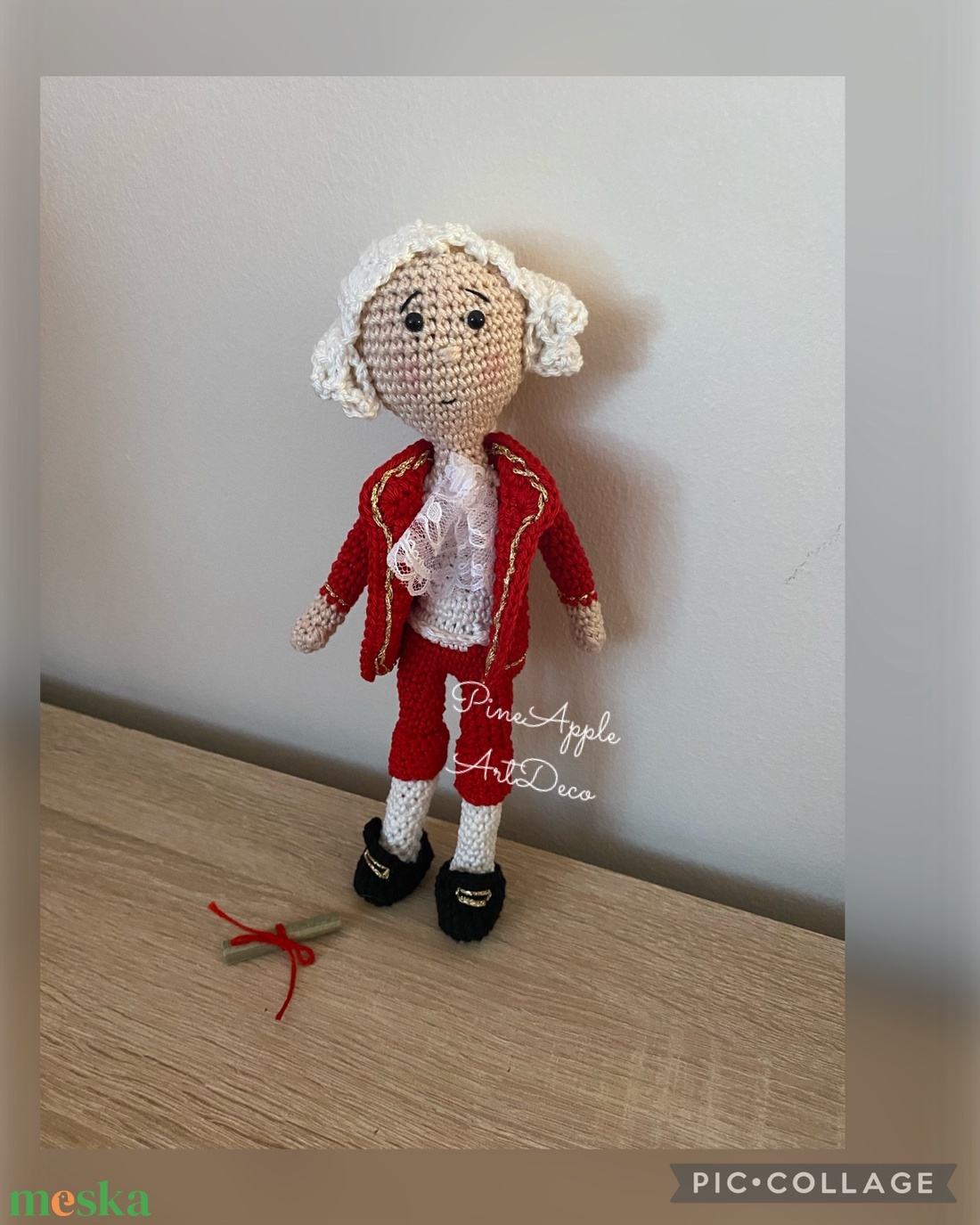 Horgolt Mozart baba amigurumi - játék & sport - baba & babaház - baba - Meska.hu Horgolt Mozart baba amigurumi - játék & sport - baba & babaház - baba - Meska.hu