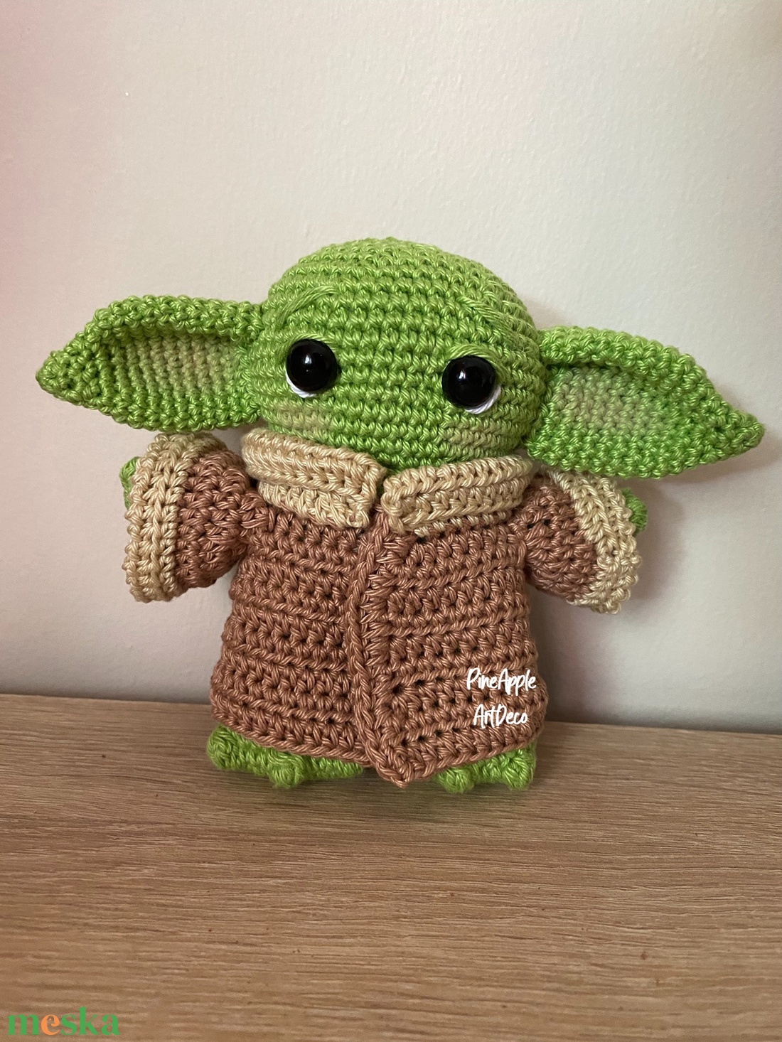 Horgolt amigurumi Baby Yoda Grogu (Messza) - játék & sport - plüssállat & játékfigura - más figura - Meska.hu Horgolt amigurumi Baby Yoda Grogu (Messza) - játék & sport - plüssállat & játékfigura - más figura - Meska.hu