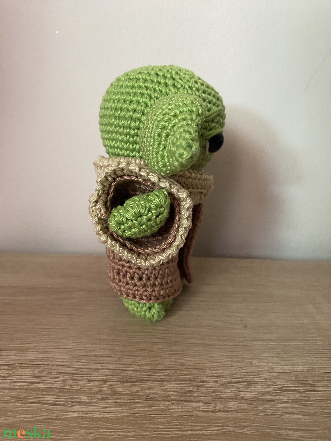 Horgolt amigurumi Baby Yoda Grogu (Messza) - játék & sport - plüssállat & játékfigura - más figura - Meska.hu Horgolt amigurumi Baby Yoda Grogu (Messza) - játék & sport - plüssállat & játékfigura - más figura - Meska.hu