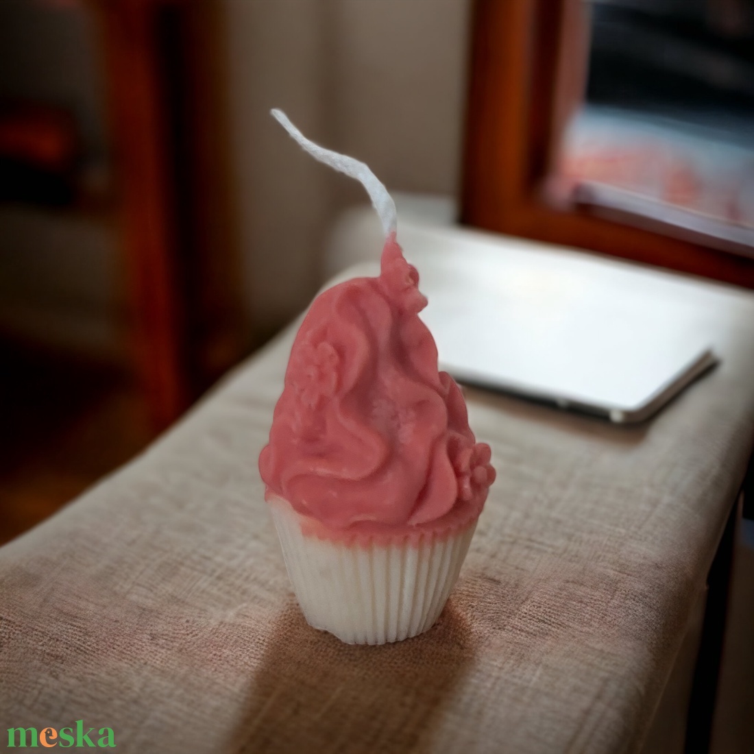 100 % szójaviasz gyertya muffin cupcake formagyertya - otthon & életmód - gyertya, illat, aroma - gyertya - Meska.hu