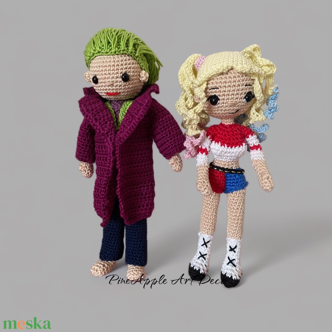 Joker horgolt baba amigurumi - játék & sport - baba & babaház - baba - Meska.hu Joker horgolt baba amigurumi - játék & sport - baba & babaház - baba - Meska.hu